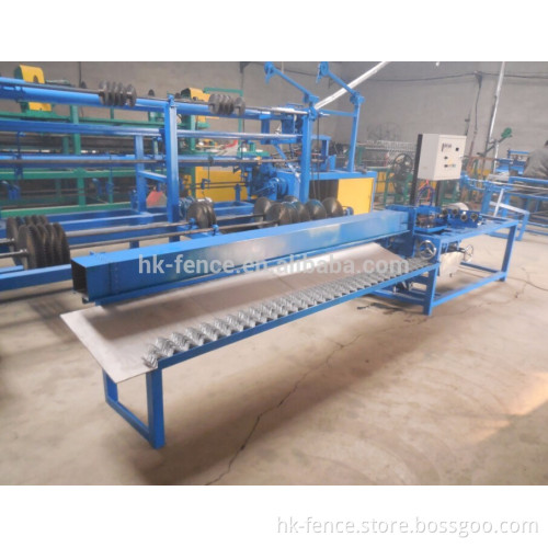 semi-auto 2 m width chain link fence machine exporter